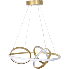 Modavize Zeus Modern Tasarım Yatak Odası Salon Mutfak Hol Eskitme Renk Beyaz Ledli Avize