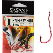 Sasame Ryusen W-Hold Red F-987 Serisi Olta Iğnesi Standart-6