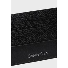 Calvin Klein Logolu  Deri Kartlık K50K512315BEH Erkek Kartlık K50K512315 Beh