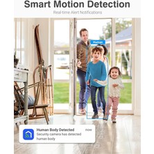 Akıllı Güvenlik Kamerası - 3mp Hd Çözünürlük, Insan Hareket Algılama ve Çok Daha Fazlası