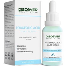 Discover Beauty Style Yoğun Nemlendirme Ve Dolgunlaştırıcı Etkili Yenileyici Hyaluronik Ve Folik Asit Serum 30 Ml