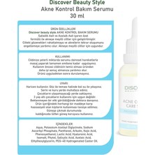 Discover Beauty Style Siyah Nokta Akne Kontrol Bakım Serumu 30 Ml