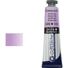 Daler Rowney Aquafine Guaj Boya Tüp 15 ml 420 Ultramarine Pink