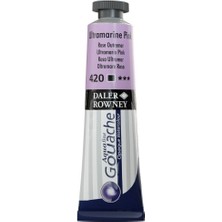 Daler Rowney Aquafine Guaj Boya Tüp 15 ml 420 Ultramarine Pink