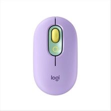 Logitech Pop Mouse Daydream Emoji Tuşlu Sessiz Kablosuz Mouse - Mint&lila