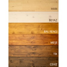 Ifyou At Desenli Dekoratif Raf Ayağı ve Masif Raf I 002 I 60 cm I Ceviz