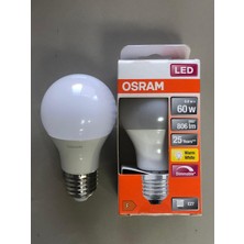 Osram 5 Adet Osram E27 Dimli LED Lamba 8,8W=60W 806 Lümen 2700 Kelvin Sarı 25000 Saat