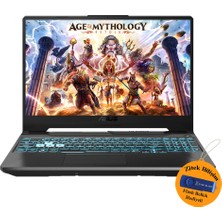 Asus Tuf Gaming A15 R5-7535HS 16 GB Ram 512 GB SSD RTX3050 15.6" WIN11HOME FA506NC-HN049 ZI724 + Zitek 16 GB Flash Bellek