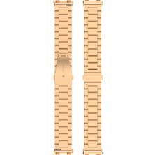 Faith Oppo Watch 2 Için Watch Band Kayışı Paslanmaz Çelik Kordon, Pembe Altın (Yurt Dışından)