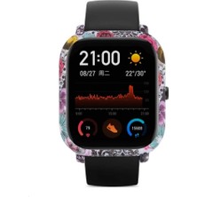 Faith Para El Xiaomi Huami Amazfit Gts,koruyucu Tpu,flor De Color (Yurt Dışından)