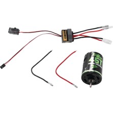 Faith 320A Esc + 540 Fırçalı Motor 45 T 1/10 Rc Araba Eksenel SCX10 90046 Traxxas Trx4 D90 Hsp Tamiya Redcat Hpı,4 (Yurt Dışından)