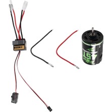 Faith 320A Esc + 540 Fırçalı Motor 45 T 1/10 Rc Araba Eksenel SCX10 90046 Traxxas Trx4 D90 Hsp Tamiya Redcat Hpı,4 (Yurt Dışından)