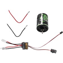 Faith 320A Esc + 540 Fırçalı Motor 45 T 1/10 Rc Araba Eksenel SCX10 90046 Traxxas Trx4 D90 Hsp Tamiya Redcat Hpı,4 (Yurt Dışından)