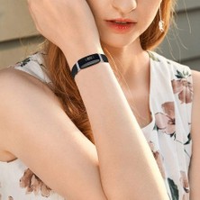 Faith Fitbit Inspire 2 Için Akıllı Saat Kordonları, Elastik Ayarlanabilir (Siyah) (Yurt Dışından)