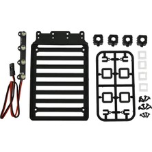 Faith Metal Portbagaj Bagaj Taşıyıcı Tepsi ile LED Işık Spot Eksenel SCX24 1/24 Rc Paletli Araba Yükseltme Parçaları, 2 (Yurt Dışından)