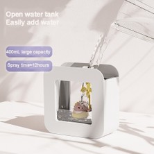 Faith 400ML Hava Nemlendirici Taşınabilir Aroma Yağı Difüzörü Pembe (Yurt Dışından)