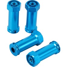 Faith 12MM Alüminyum Jant Hex Adaptörleri Uzun 29MM Uzatma Rc Araba Dönüşüm Parçaları 1/12 Wltoys 12428 12423 Gökyüzü Mavi (Yurt Dışından)