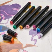 Haydi Dekor Touch Marker Touch Marker 24'lü Çift Uçlu Marker Kalem Seti Çantalı