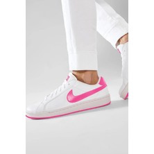 Nike Court Vintage Majestic Leather Sneaker  Deri Günlük Spor Ayakkabı Beyaz Pembe
