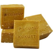 Bitkiselce Saf Ve Doğal Içeriklerle Kükürt Sabunu  450 Gr (4 Kalıp)