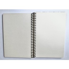 Colornote Papirüs Defter Spiralli, Sert Kapaklı, Çiçek Desenli, Düz Çizgisiz Defter, 16 x 23 Cm, 100 Yaprak