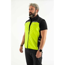 Reflektörlü Softshell Motosiklet ve Iş Güvenliği Yeleği