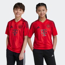 Adidas Fc Bayern Munich 2024-25 Çocuk Kırmızı Futbol Forması.-