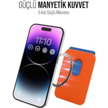 Babilden Apple iPhone ile Uyumlu Magsafe Özellikli Deri Cüzdan iPhone 15 Pro Max/15 Plus/15 Pro/15, 14 Pro Max/14 Plus/14 Pro/14, 13 Pro Max/13 Pro/13, 12 Pro Max/12 Pro/12