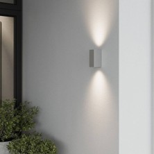 Çift Yönlü LED Kare Gün Işığı Duvar Apliği (4'lü Paket)
