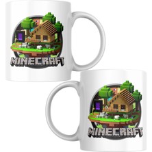 Alpşan Ticaret Minecraft Kupa Bardak Minecraft Baskılı Kupa