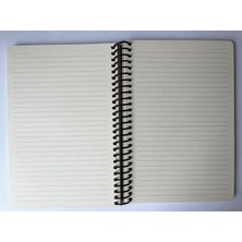 Colornote Papirüs Defter, Spiralli, Çiçek Desenli, Sert Kapaklı, Çizgili Defter, 16 x 23 Cm, 100 Yaprak