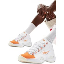 Reebok Questıon Mıd Leather Allen Iverson Gerçek Deri Erkek Basketbol Ayakkabısı