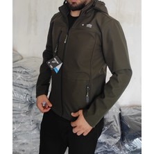 Taktikal Tactikal Softjel Içipolarlısıvı ve Rüzgar Geçirmez Outdoor Slimfit Mont
