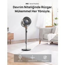 Sessiz Akıllı Yer Vantilatörü, 24 M Rüzgar Mesafesi,turbo Hava, 102 cm Yükseklik, 6 Mod, 8 Hız