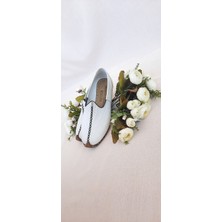 Yemenici Niyazi Usta Hakiki Deri Unisex Beyaz Yemeniz