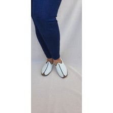 Yemenici Niyazi Usta Hakiki Deri Unisex Beyaz Yemeniz
