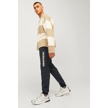 Jack & Jones Erkek Jpstgordon Pamuklu Eşofman Altı 12258477 Antrasit