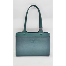 Valvıc Hakiki Deri 3 Bölmeli A4 Ebatında Klasik Çanta