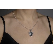 Başak Burcu 925 Ayar Gümüş Kolye