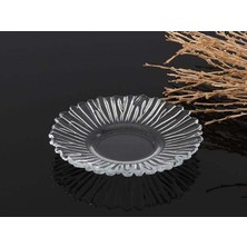 Cam Çay Tabağı Aurora Çay Tabak 6 Adet