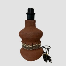 Uretti - Tuğçe 7295 El Yapımı Stonware Ayaklı Abajur