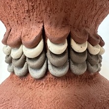 Uretti - Tuğçe 7295 El Yapımı Stonware Ayaklı Abajur