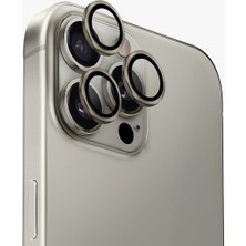 Iphone 16 Pro / Iphone 16 Pro Max Lens Koruyucu Aluguard Serisi Alüminyum Çerçeve