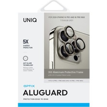 Iphone 16 Pro / Iphone 16 Pro Max Lens Koruyucu Aluguard Serisi Alüminyum Çerçeve