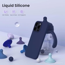 Lopard Apple Iphone 16 Pro Lansman Kılıf Içi Kadife Soft Yumuşak Dokulu Kılıf Liquid Lsr Silikon