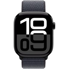 Apple Watch Series 10 Gps + Cellular 46MM Jet Black Aluminium Case With Ink Sport Loop