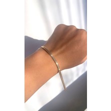 Altın / Gold Renk Balık Sırtı  (Xupıng) Bileklik