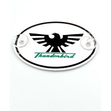 Etiketçilere Özel Oval Thunderbird Cam Süsü Pleksi Vantuzlu Arma (552067336)