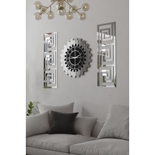 Acar Grafik Lüks Ahşap Pleksi Aynalı Duvar Dekoru