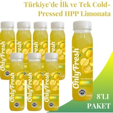 Only Fresh Limonata Taze Soğuk Sıkım 8 Adet 250ML